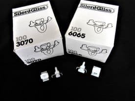 Silent Gliss Curtain Track Twist & Turn End Stops Part 3070 Small & 6065 Large