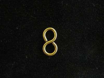 Solid brass ess hook - Cord separator - S ring clip - Curtain cord guide