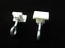 SWISH FURNIGLYDE CURTAIN TRACK END STOPS x2 Caravan motorhome parts end hook eye