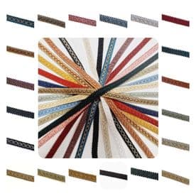 Upholstery Chair Braid 15mm wide gimp fabric trim trimming edge SOLD PER METRE