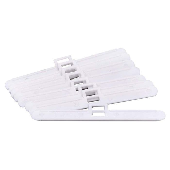 Vertical blind replacement slat hanger clips - Double hole type - UV Stabilised