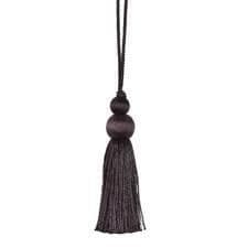 Wemyss Ioko key / cushion tassel - Decorative sewing trimming trim - Black