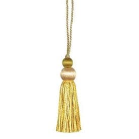 Wemyss Ioko key / cushion tassel - Decorative sewing trimming trim - Yellow gold