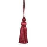 Wemyss Ioko key / cushion tassel - sewing trimming trim - Red cerise pink