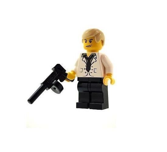 007 James Bond Enemy Raul Silva - Custom Designed Minifigure