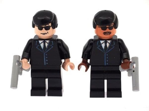 Agents K & J Men in Black - Custom Designed Minifigures