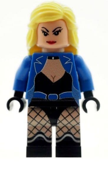 Black Canary, Friends with Green Arrow - Custom Designed Minifigure