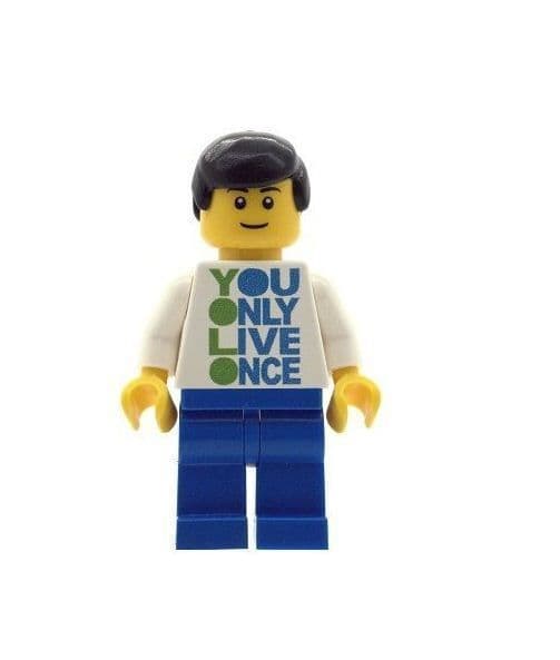 Boy YOLO You Only Live Once - Custom Designed Minifigure