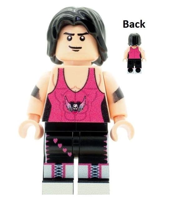 Bret the hitman Hart Wrestler - Custom Designed Minifigure