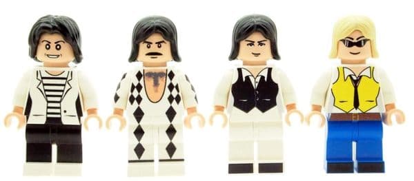 British Rock Band Queen - Custom Designed Minifigures