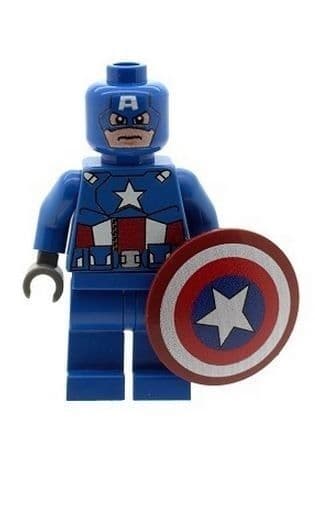 Captain America & Shield Version 1 - Custom Designed Minifigure