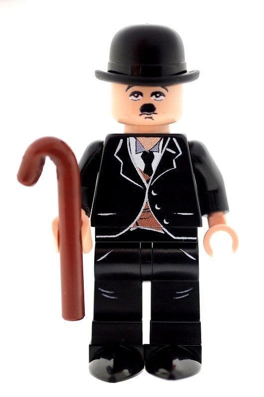 Comedy Charlie Chaplin - Custom Designed Minifigure