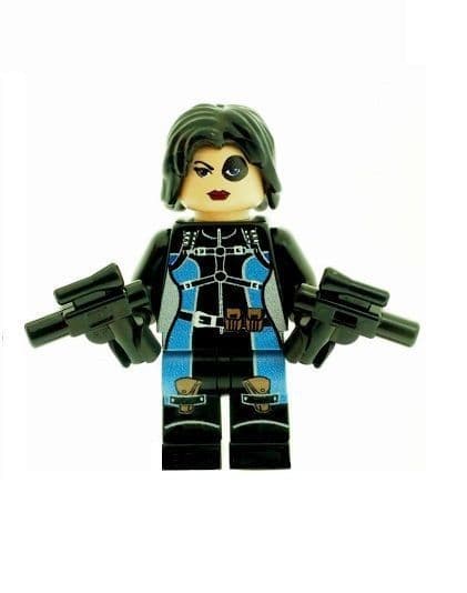 Domino (X-men & X-Force) - Custom Designed Minifigure