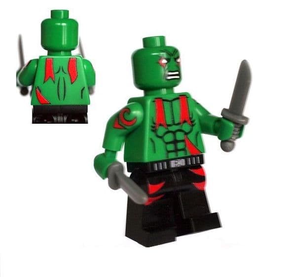 Drax the Destroyer (Guardians of the Galaxy) - Custom Designed Minifigure