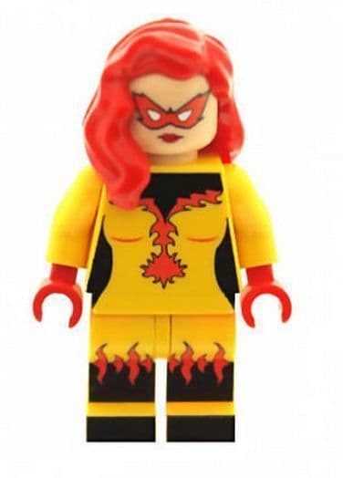 Firestar (Spiderman) - Custom Designed Minifigure