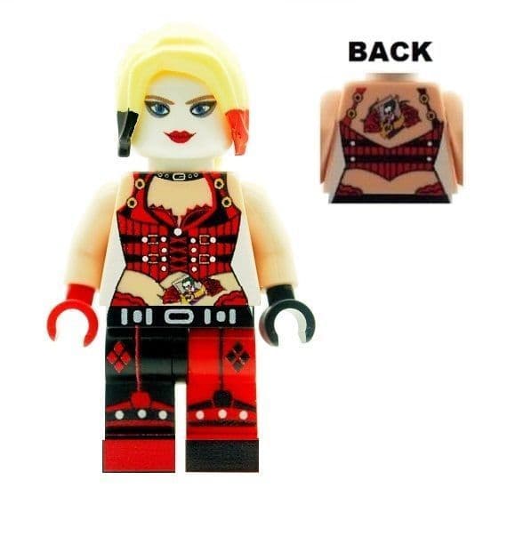 Harley Quinn Version 2 - Custom Designed Minifigure