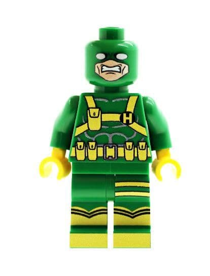 Hydra Agent Bob (Green) From Captain America - Custom Designed Minifigure