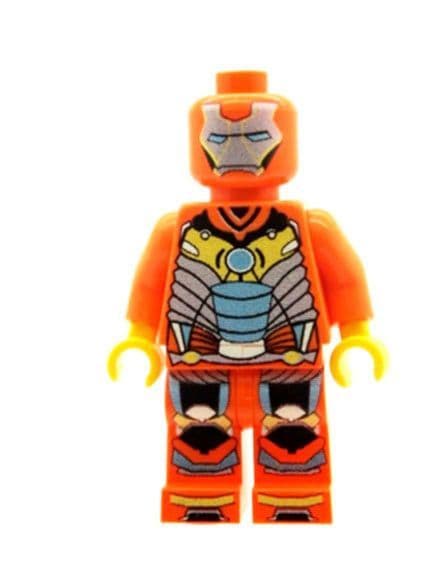 Ironman (Iron Man Orange) - Custom Designed Minifigure