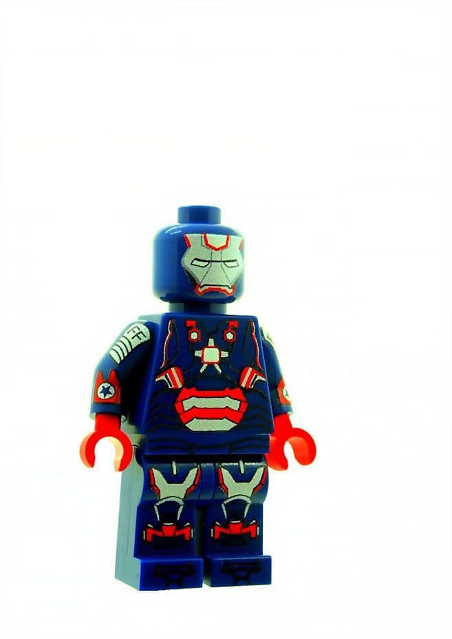 Ironman (Iron Man Patriot) - Custom Designed Minifigure