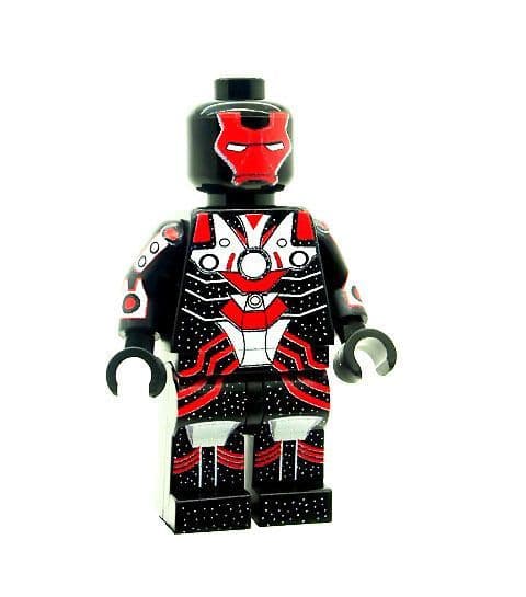 Ironman (Iron Man Star Flame) - Custom Designed Minifigure