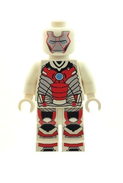 Ironman (Iron Man White) - Custom Designed Minifigure