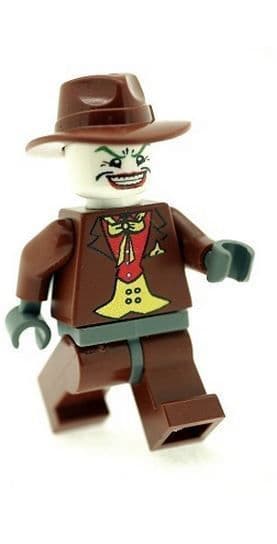 Joker in Brown Suit - Custom Designed Minifigure