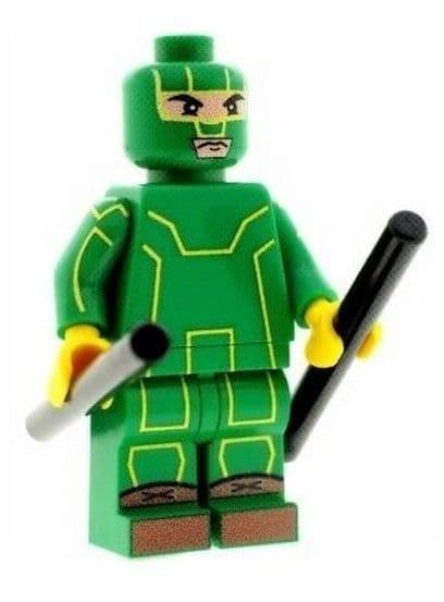 Kick Ass with Fighting Sticks - Custom Designed Minifigure
