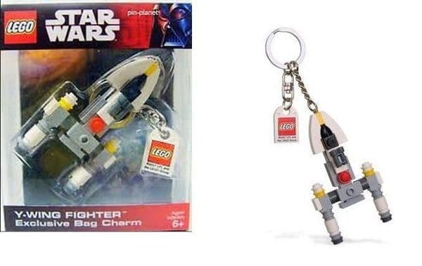 LEGO Star Wars Y-Wing Fighter Bag Charm Keyring in Sealed Packaging