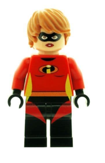 Movie Inspired Elasti Girl Figure Helen Parr Superhero - Custom Designed Minifigure