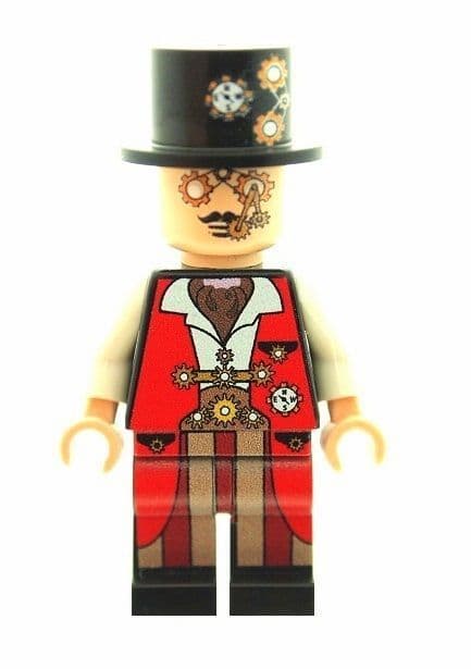 New Craze Steampunk Dude Science Fiction - Custom Designed Minifigure