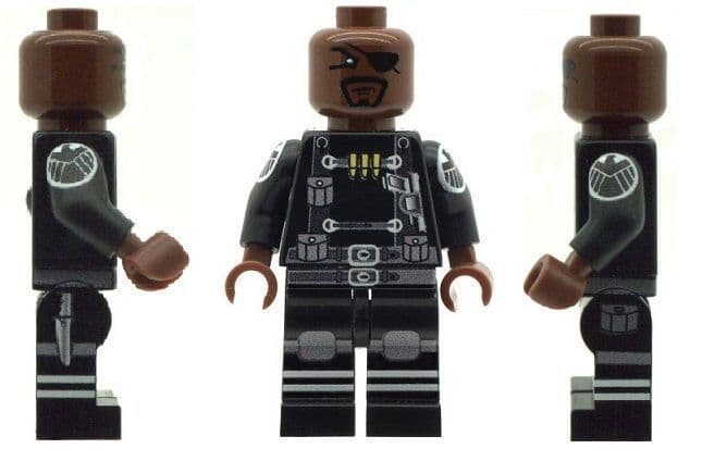 Nick Fury From The Avengers - Custom Designed Minifigure