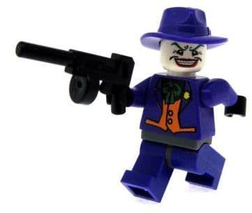 Purple Joker with Purple Hat - Custom Designed Minifigure