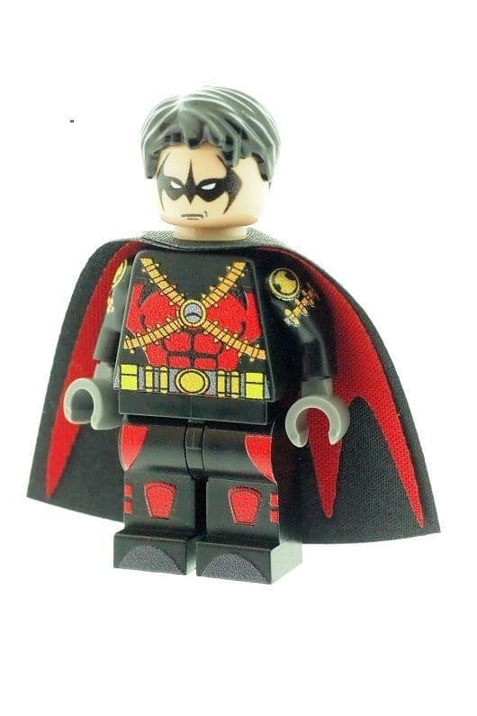 Red Robin Version 2 (Batman) - Custom Designed Minifigure