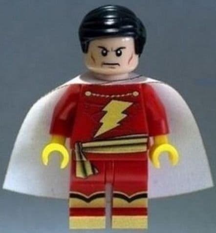 Shazam As Known As Captain Marvel - Custom Designed Minifigure