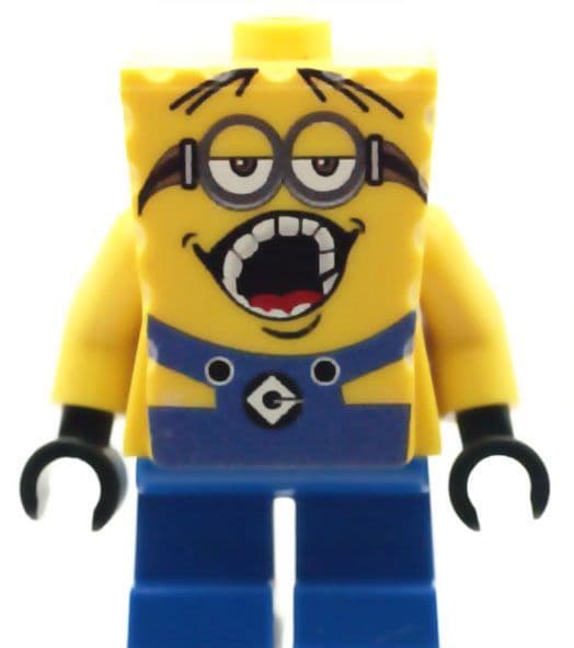 Spongebob as Despicable Me Minion - Custom Designed Minifigure