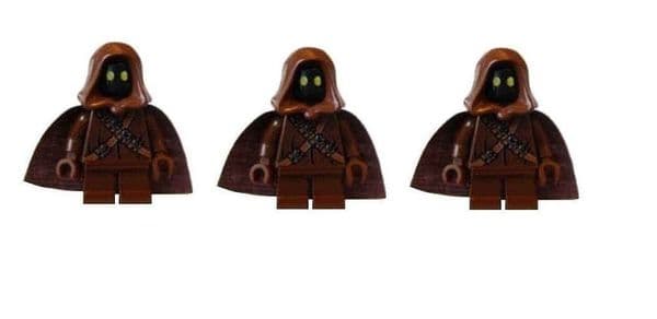 Star Wars (3 Jawa) - Custom Designed Minifigures