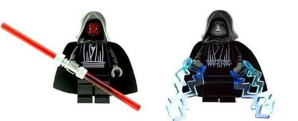 Star Wars (Darth Maul & Emperor Palpatine) - Custom Designed Minifigures