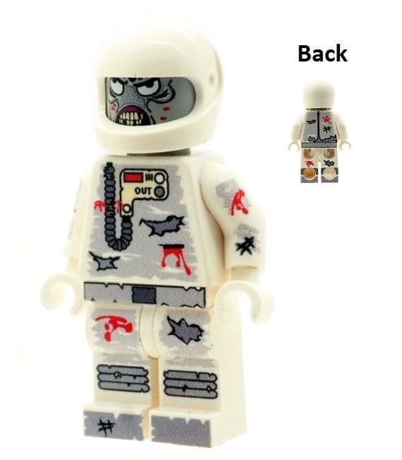 Zombie Spaceman (Astronaut) Walking Dead - Custom Designed Minifigure