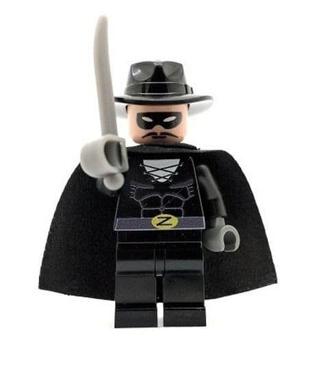 Zorro & Sword - Custom Designed Minifigure