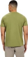 BERGHAUS MENS T SHIRT.NEW CLASS LOGO GREEN COTTON SHORT SLEEVED TEE TOP W25