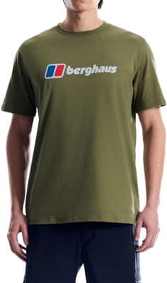 BERGHAUS MENS T SHIRT.NEW CLASS XL LOGO GREEN COTTON SHORT SLEEVED TEE TOP S26