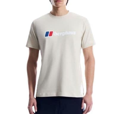 BERGHAUS MENS T SHIRT.NEW CLASS XL LOGO GREY COTTON SHORT SLEEVED TEE TOP S26