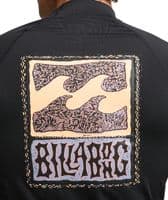 BILLABONG MENS RASH GUARD VEST.RE ISSUE BLACK LONG SLEEVED UPF50+ SURFER TOP S26