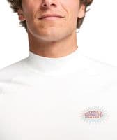 BILLABONG MENS RASH GUARD VEST.WHITE RE ISSUE BACKPRINT UPF50+ SURFER TOP S26