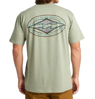 BILLABONG MENS T SHIRT.NEW DIAMOND VISION BACKPRINT SHORT SLEEVE TEE TOP W25