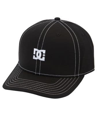 DC SHOES MENS BASEBALL CAP.NEW CAP STAR BLACK SKATE ADJUSTABLE SNAPBACK HAT S24