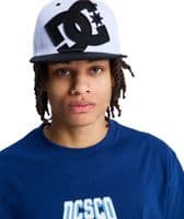 DC SHOES MENS BASEBALL CAP.NEW DOUBLE THAT SKATE BLACK WHITE SNAPBACK HAT W26