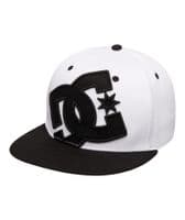 DC SHOES MENS BASEBALL CAP.NEW DOUBLE THAT SKATE BLACK WHITE SNAPBACK HAT W26