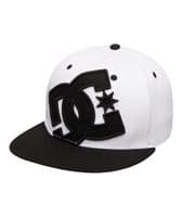 DC SHOES MENS BASEBALL CAP.NEW DOUBLE THAT SKATE BLACK WHITE SNAPBACK HAT W26