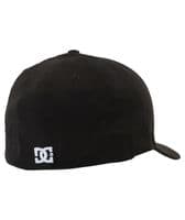 DC SHOES MENS CAP STAR FLEX BASEBALL CAP.NEW STRETCH FIT BLACK SKATER HAT S26